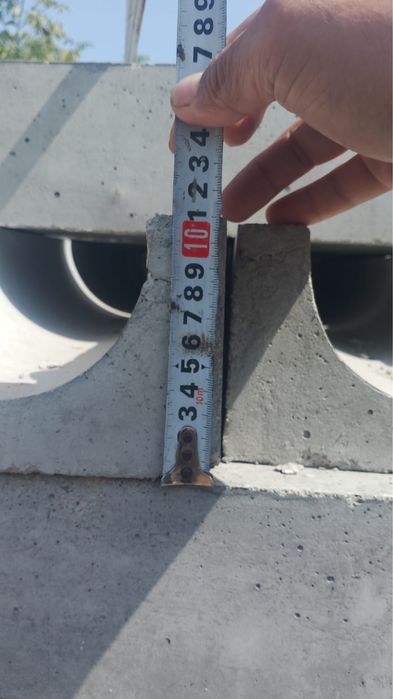 Бетонный лоток, арык небольшой размер без решетки