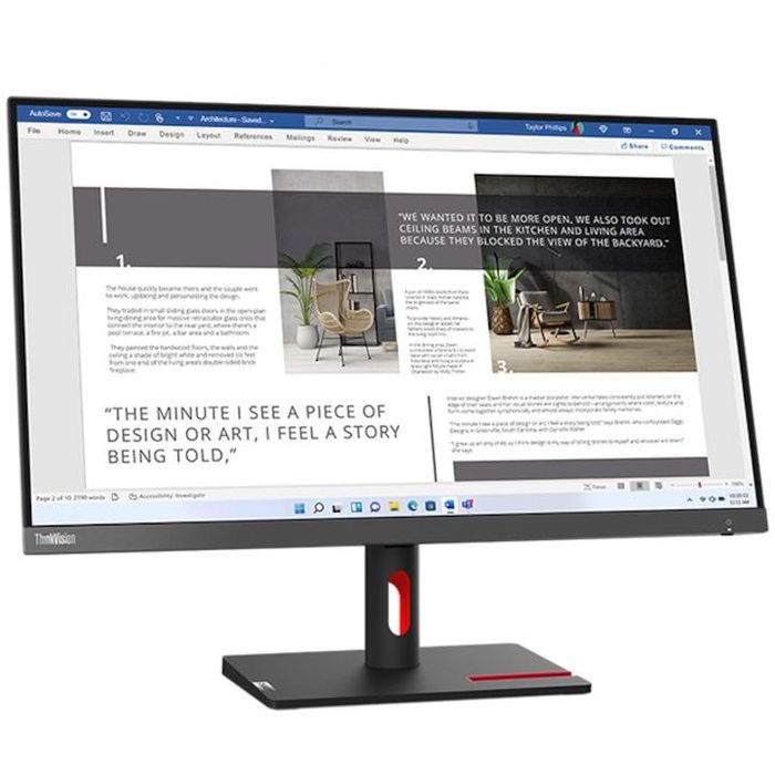 Монитор IPS LED Lenovo ThinkVision S27i-30 , 27 inch, Full HD, HDMI