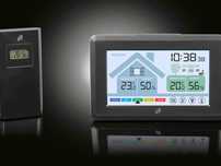 Stație meteo wireless afișaj touchscreen, NOUA, termometru, higrometru