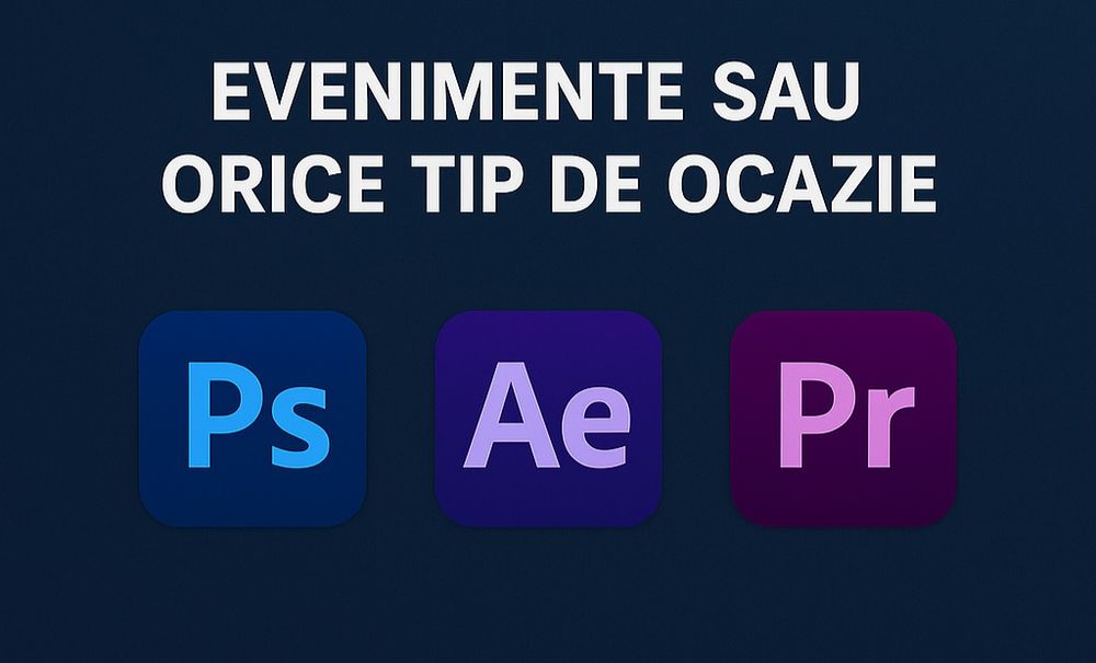 Ofer servicii de editat video si poze pentru evenimente