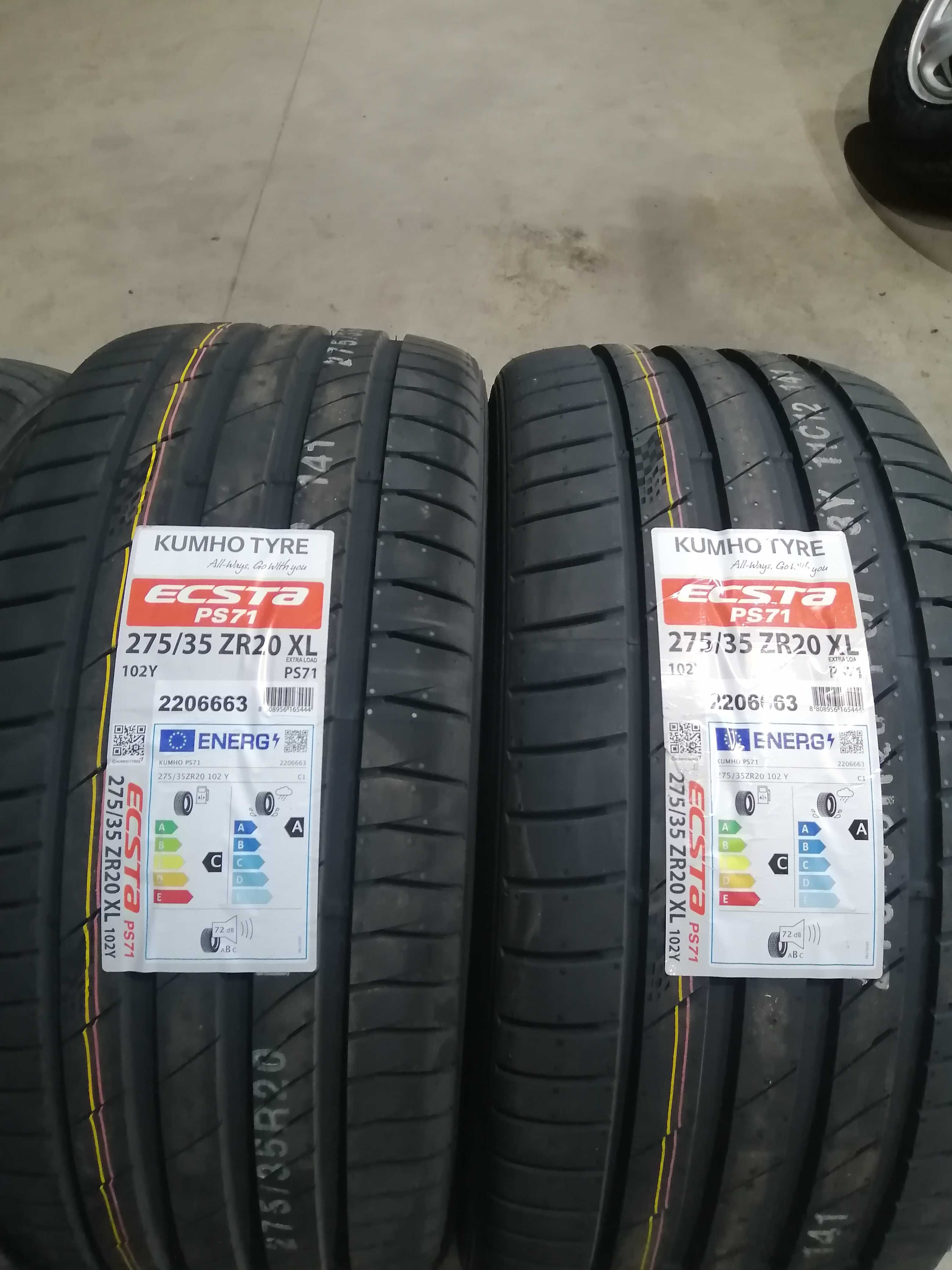 Set Anvelope Kumho (BMW) 275/35/20 Cu 245/40/20 Noi DE Vara