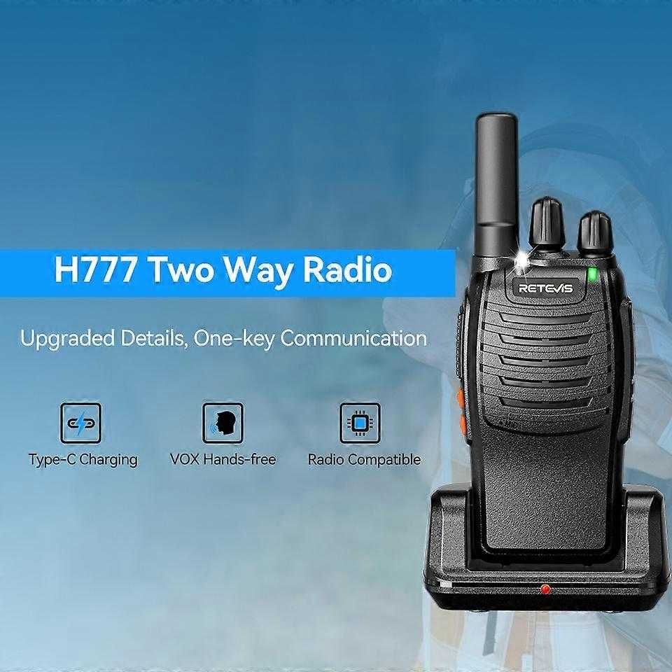 Retevis H777H Walkie Talkie  cu ecran ascuns, 0.5W, 16 canale