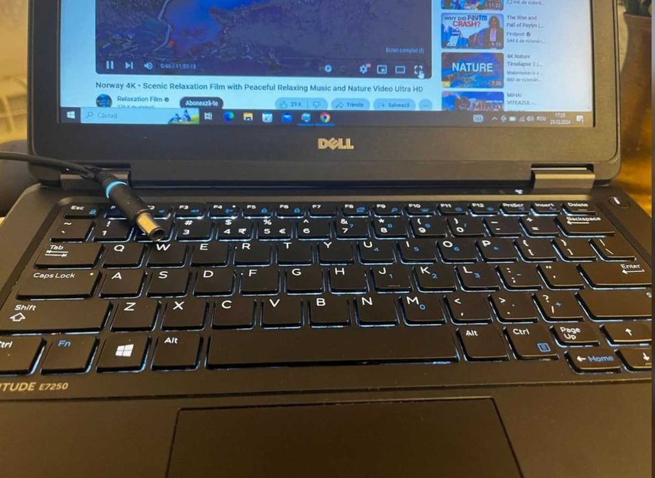 Dell E7250, Intel i5-5300 2.30GHz, 8GB ram , SSD ideal diagnoza auto