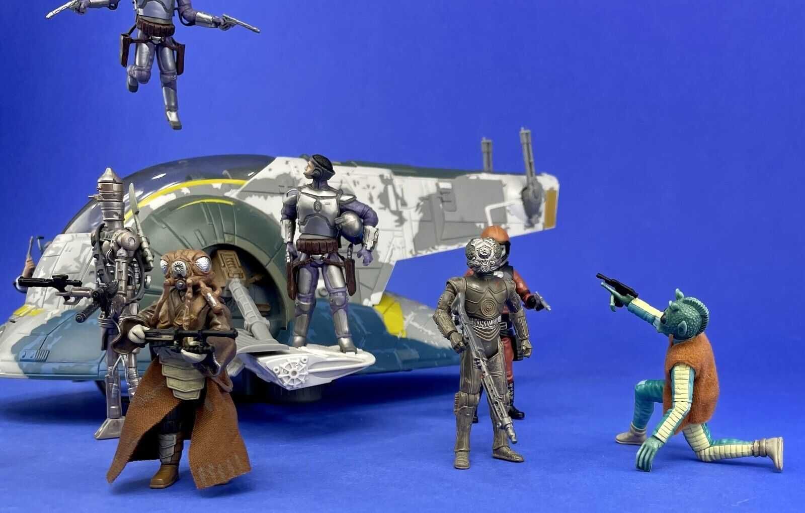 Star Wars Jango Fett’s SLAVE 1 Bane Malar Zuckuss Action фигурки