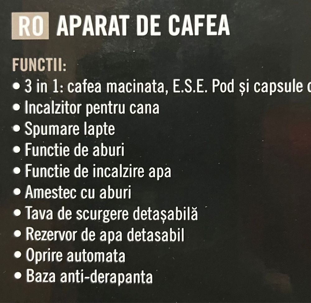 Espressor cafea tessa