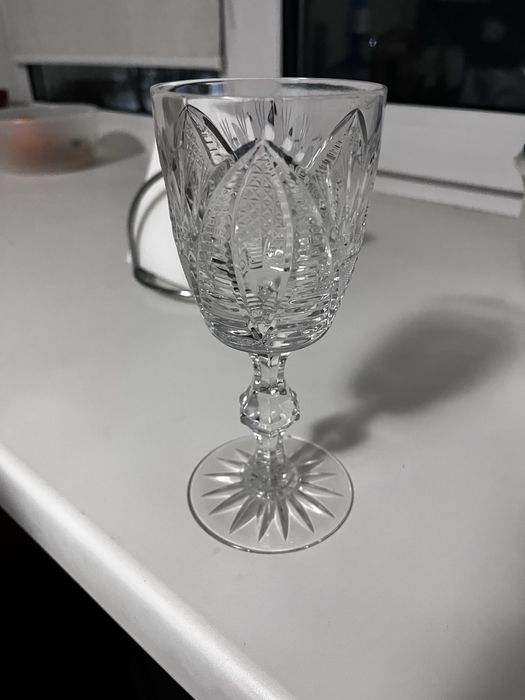 Фужеры 6 шт хрусталь, Чехословакия