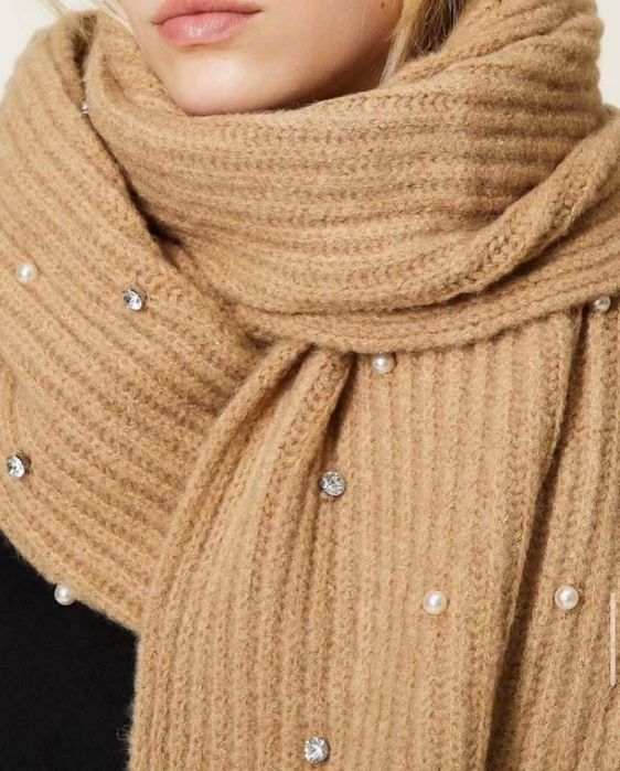 Шал Twinset в екрю, отлично състояние