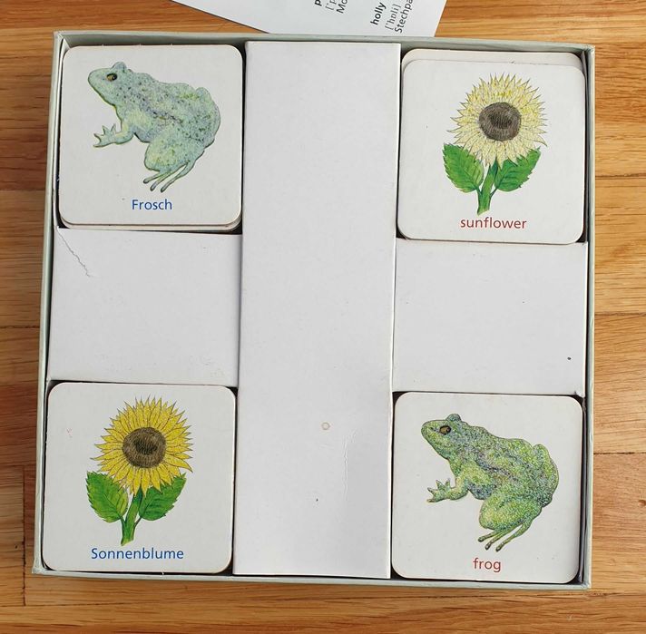 Joc memorie Tchibo engleza - germana