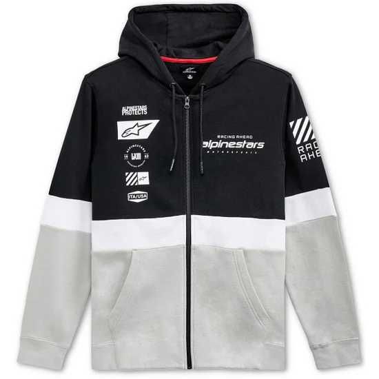 Мото суичър ALPINESTARS POSITION ZIP black/white/silver,оригинални!