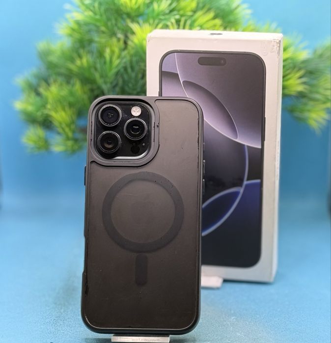 ГАРАНЦИОНЕН!!! Apple iPhone 16 Pro Max, 256GB, 5G, Black Titanium