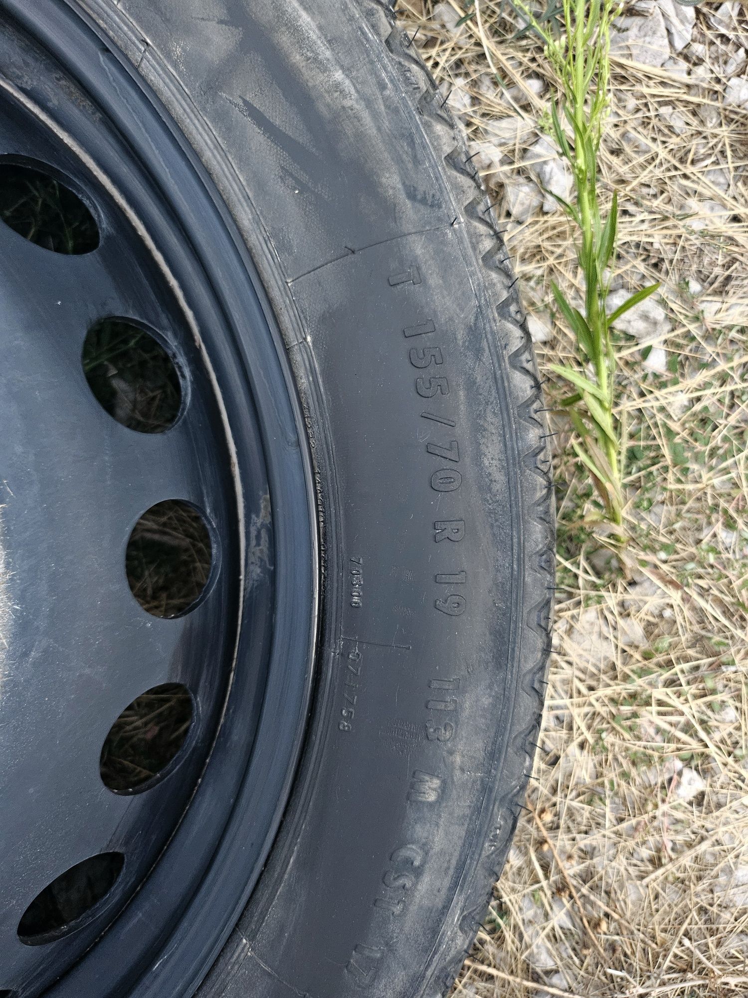 Резервна гума-патерица джанта 19 " 5х112 за Мерцедес