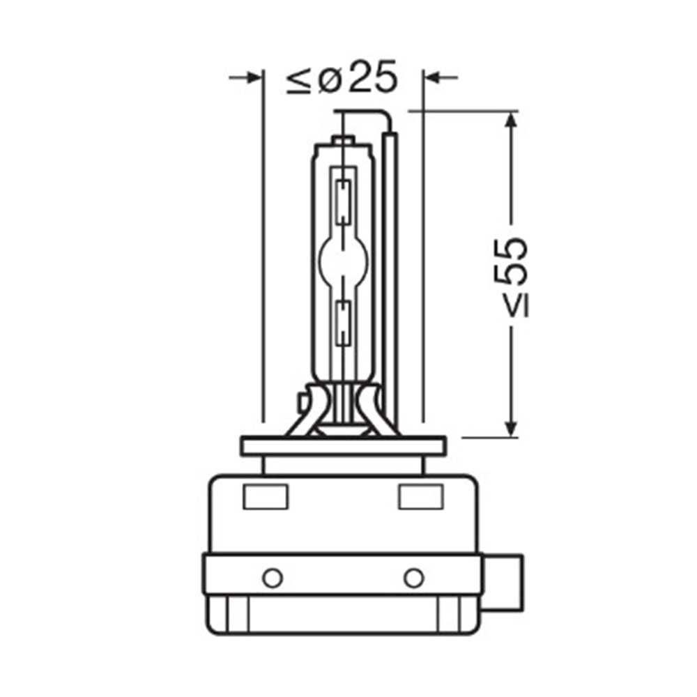 Ксенон крушка D1S, 85V 35W, Xenarc Night breaker 220, Osram