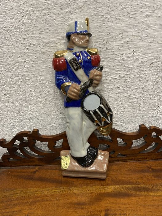 Порцеланова фигура пано за стена  на барабанист Boch Belgium 1950 г.