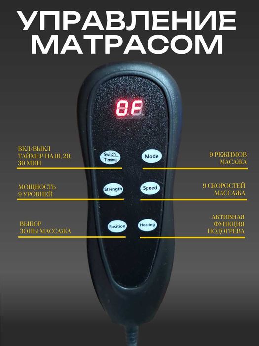 Массажный матрас для тела,электрический, с подогревом.