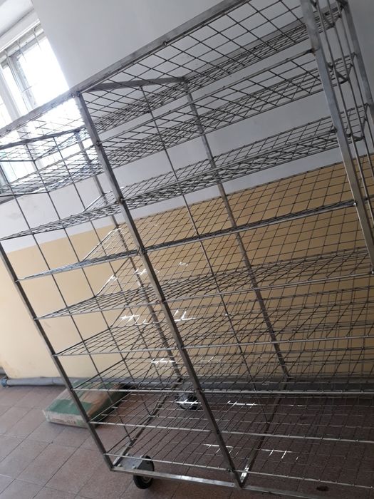Carucior inox racitor pâine