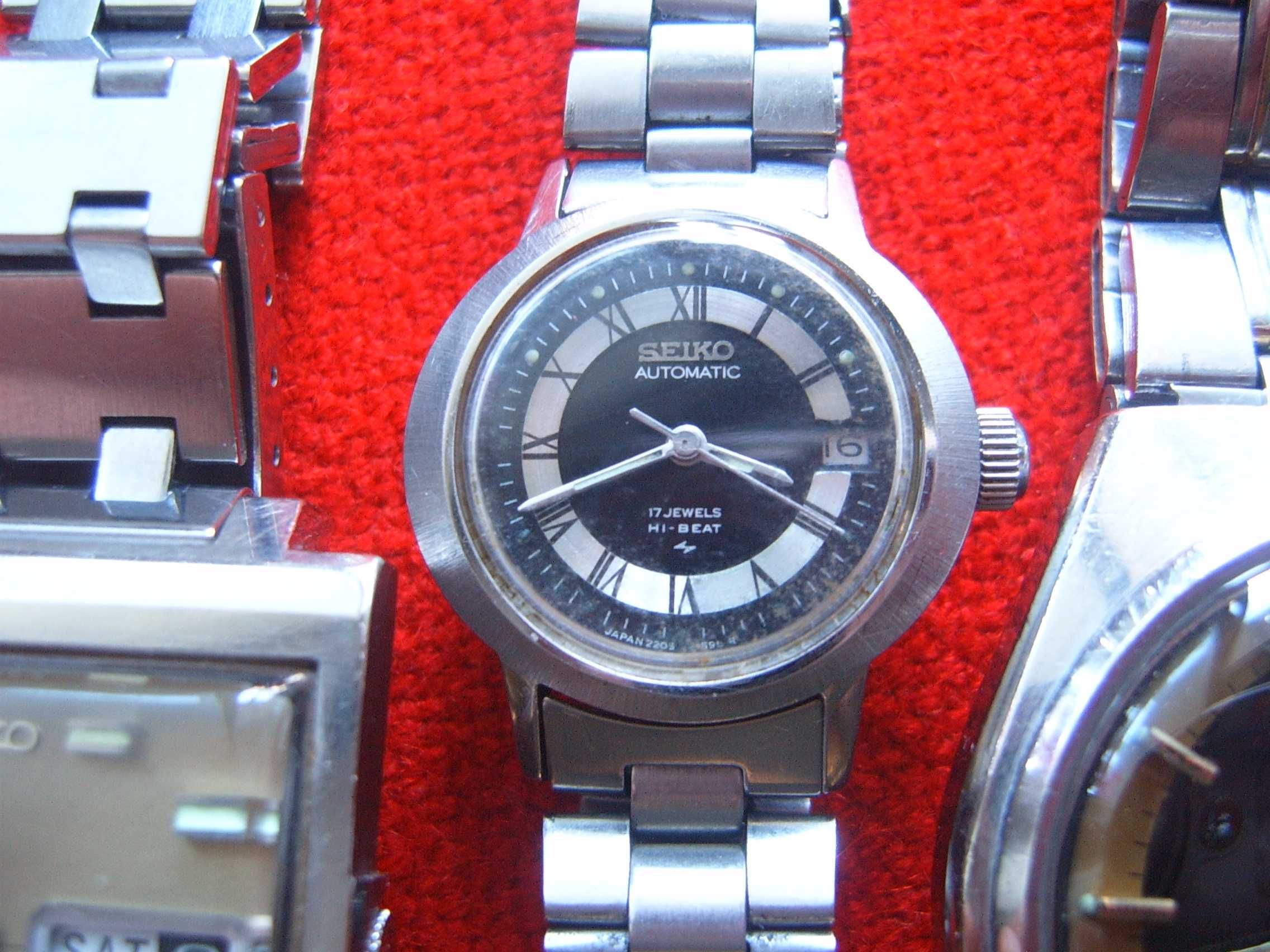 Seiko 6119-5000,6309-8500 редки ретро мъжки и дамски ръчни часовници
