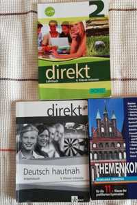 Учебници по немски и английски (Direkt, Solutions)