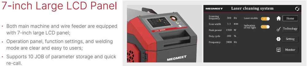 Лазерно заваряване, лазерно заваръчна машина, Megmeet Lux 1500