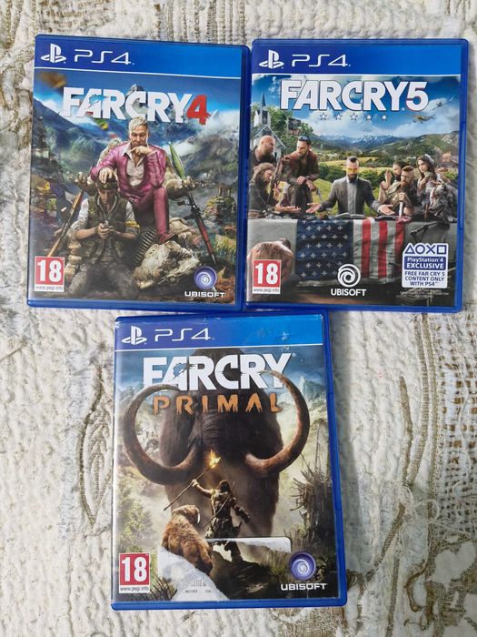 Far cry 4 5 и Primal