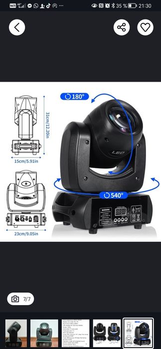 Vand moving Lumini DJ -  led 100w Beam