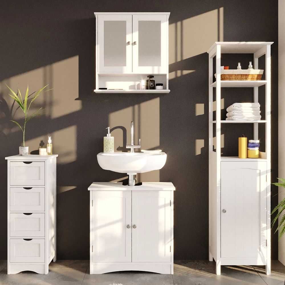 Долен шкаф за мивка Vicco бял 60 x 60 см, Bianco