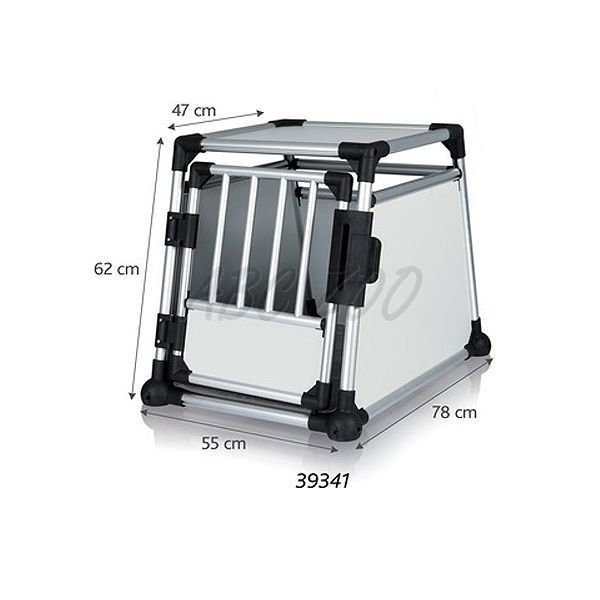 Cușcă din aluminiu pentru transport câini cu masina, Trixie Crate