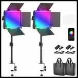 PRO Rgb диодно осветление. Фото. Видео. Постоянно. Софтбокс. Стойка