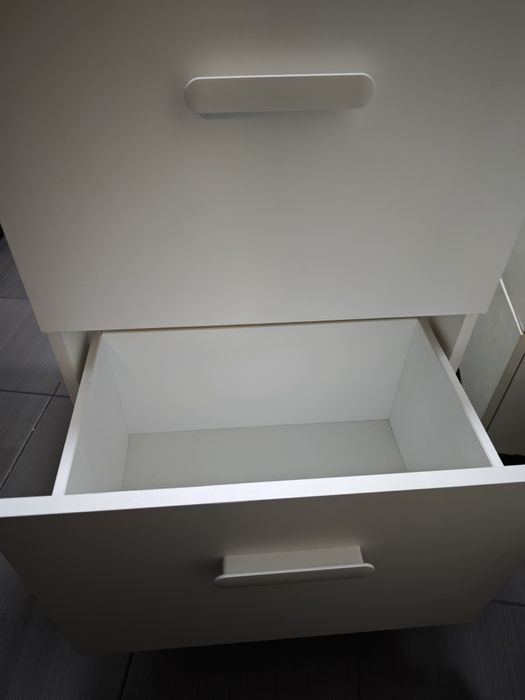 Baza pentru lavoar cu sertare Sensea Easy, 50 x 79.5 x 39.8 cm, alb