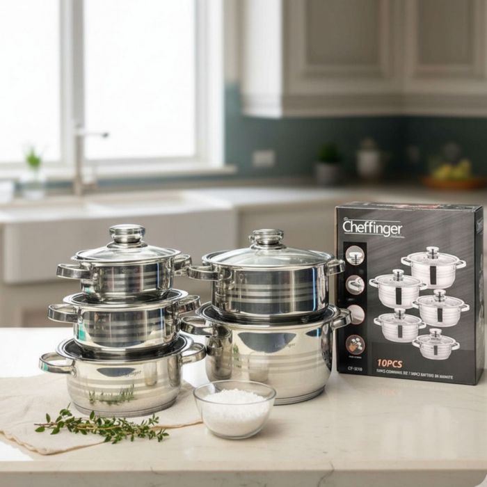 Комплект тенджери Cheffinger 10части