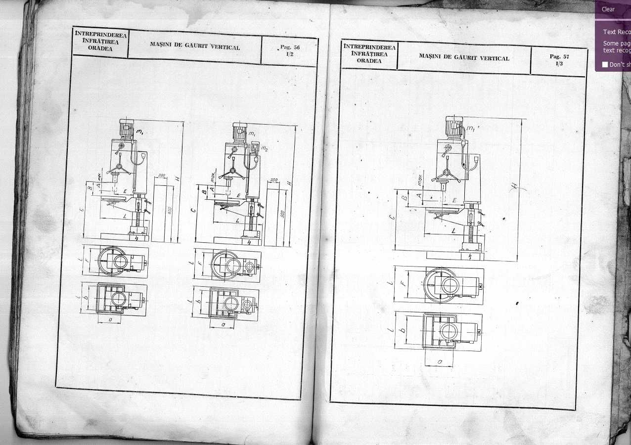 Manual, schema electrica masina de gaurit verticala TIP GC040 - Oradea