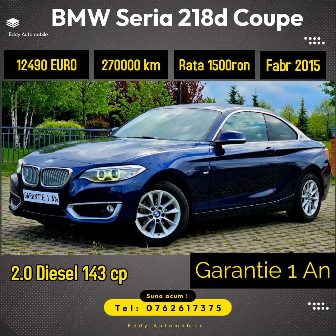 Garantie 12 Luni Bmw Seria 218d Coupe Automat 8HP Euro6 Bixenon Piele