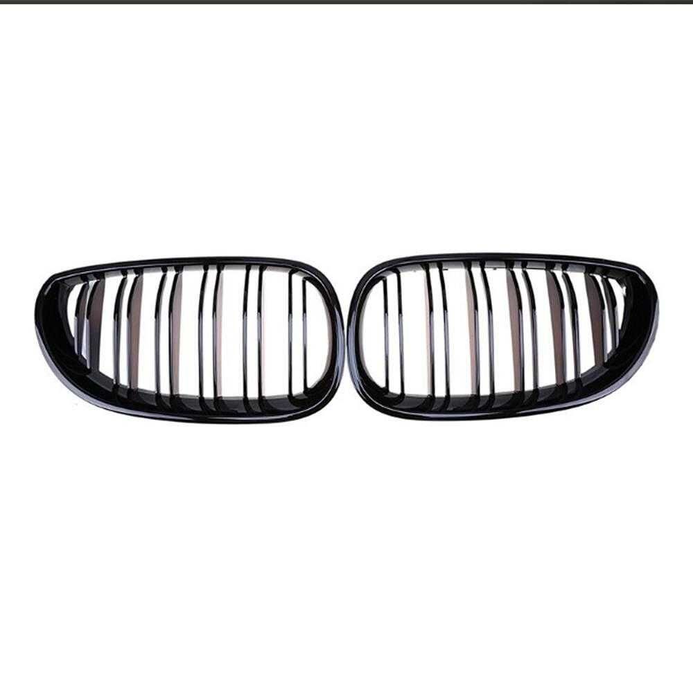Двойни бъбреци за BMW E60, E61, 2003-2011 г. Черен лак
