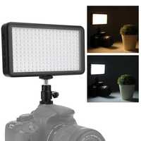 Lampa foto-video LED 20W W228 3200K/6000K, DSLR sau camera video, vlog