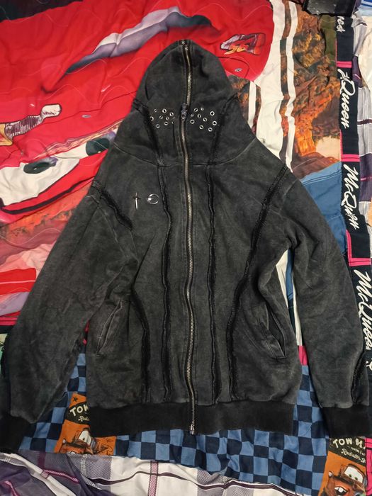 Thug club ЗИП худи gladiator gray серая