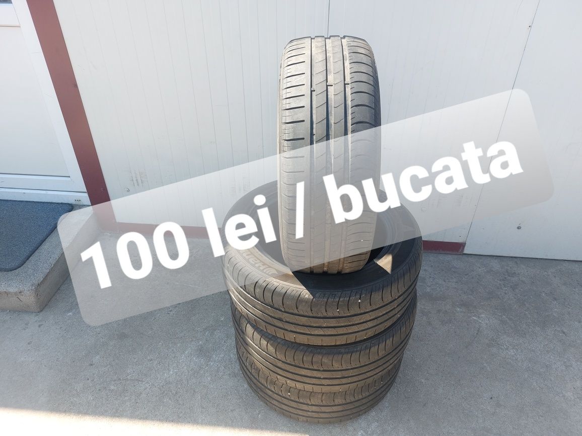 100 lei bucata! Set anvelope vara 195 55 15 Hankook