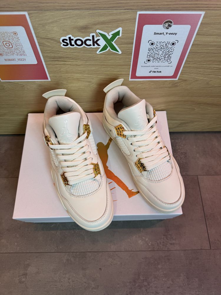 Air Jordan 4 Retro , Metalic Gold , Poze Reale 35-45 size