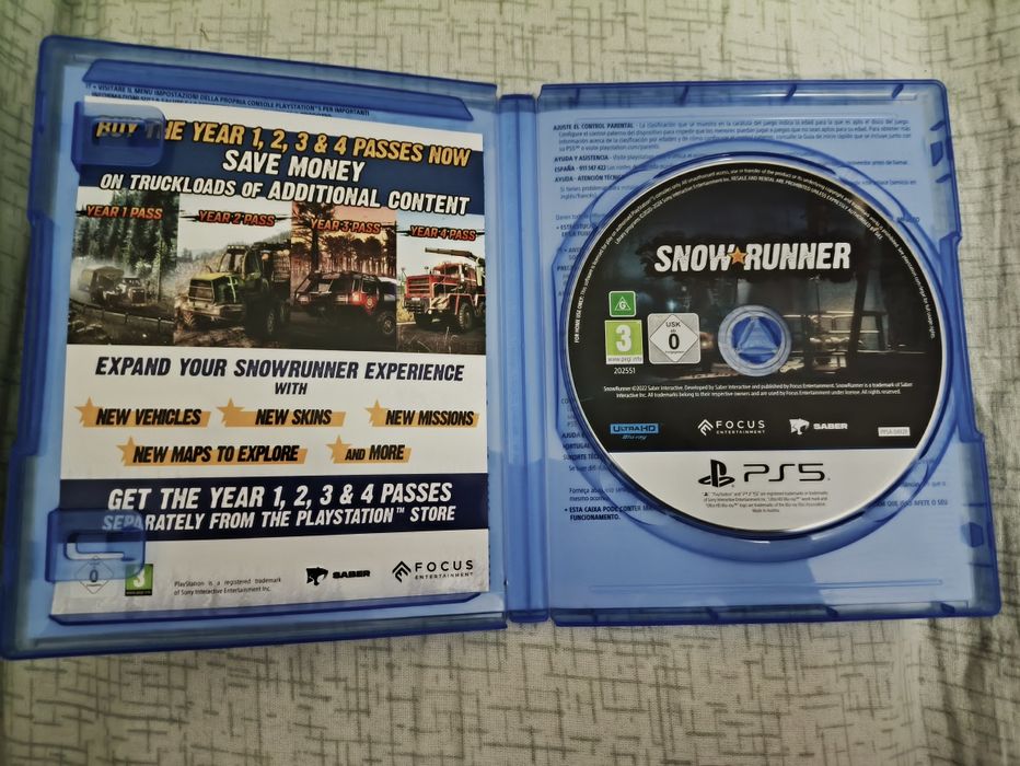 Диск snow runer для ps5