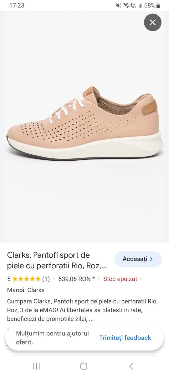 Clarks Rio pantofi sport