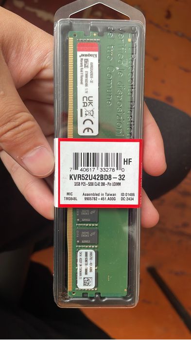 DDR 5. 32gb. Kingston