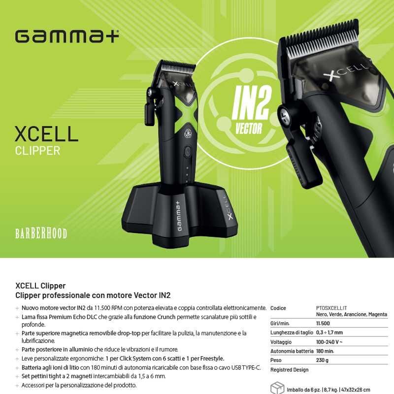 Gamma xcell metal машинка