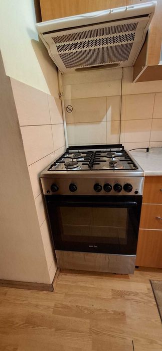 Vand Aragaz ARCTIC, 4 arzatoare, Gaz, L 60 cm, Grill, Rotisor, inox