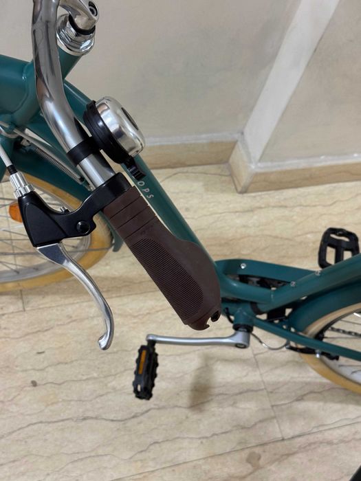 Bicicleta oras Elops cadru jos verde 7 viteze NOUA