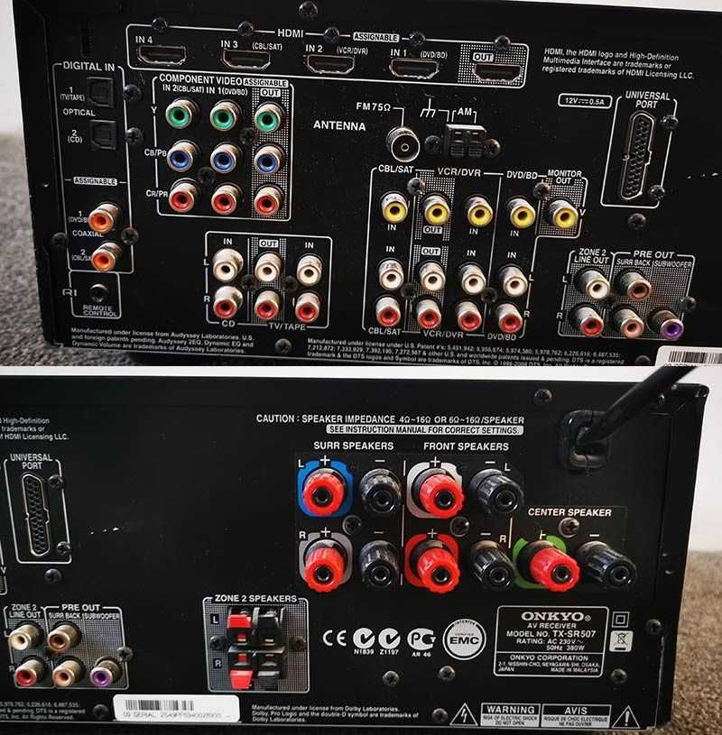 6-канален Усилвател ONKYO TX-SR507
