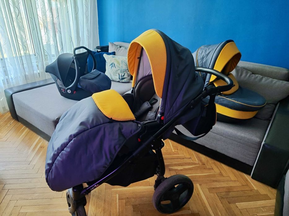 Бебешка количка Buba Forester 3в1