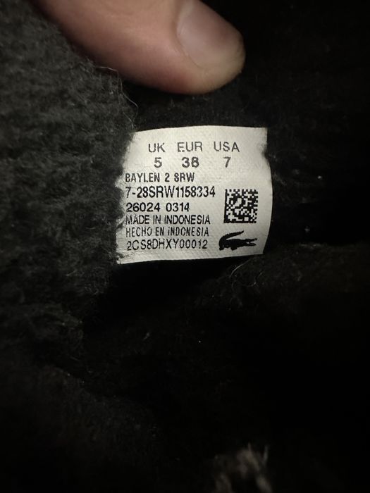 Ghete de iarna Lacoste