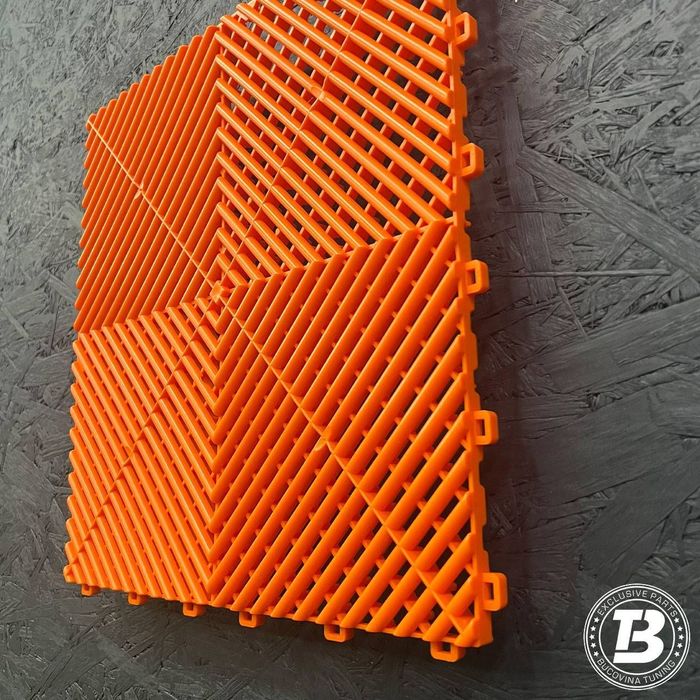 Pardoseala Modulara pentru Garaj si Ateliere Detailing - Portocalie