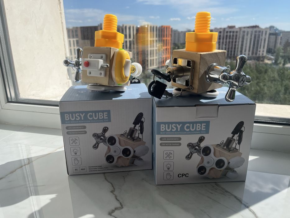 Бизи куб дорожный, развивающая игрушка