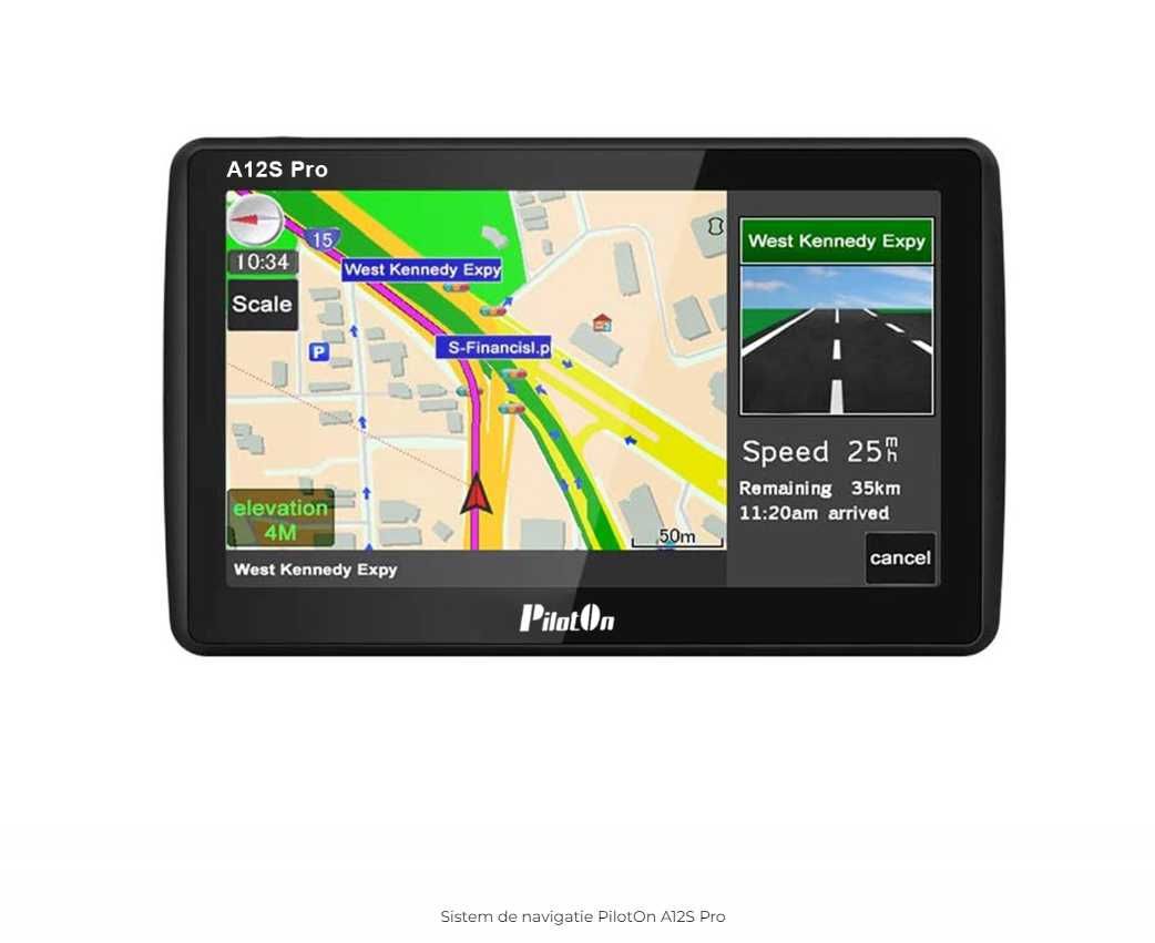 Navigatie GPS PilotOn A12S PRO Tir/Camion/Dubita/Autoturism