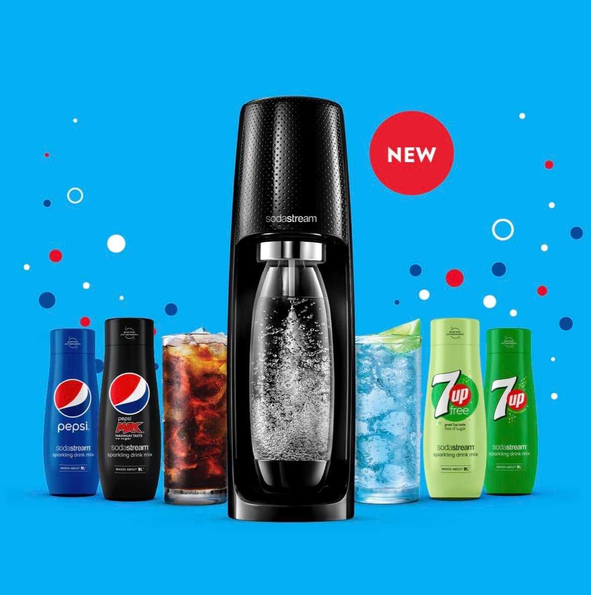 SodaStream Spirit Black Megapack – Освежете водата си с газиране