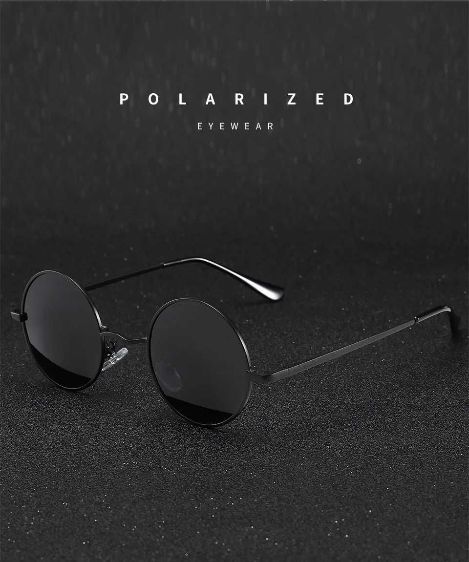 POLARIZED! Черни слънчеви очила в ретро стил! НОВИ!